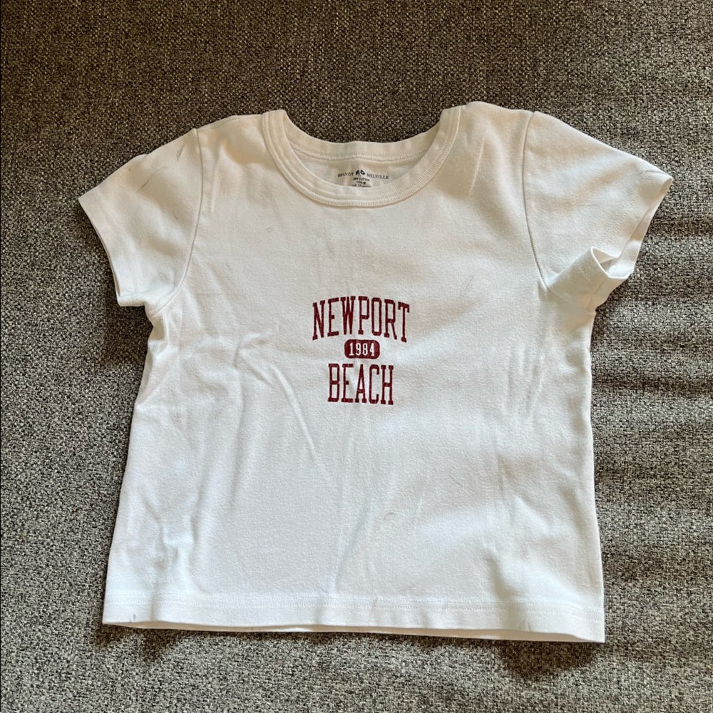 Brandy Melville Newport Beach Baby Tee